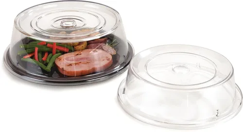 Miniatura 3 de Carlisle FoodService Products 198907 Cubierta de plástico comercial para placa, 10-3/16" a 10-1/4", transparente