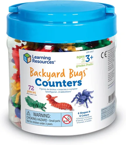 Miniatura 7 de Learning Resources insectos del patio para contar, juego de 72
