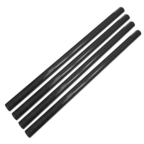 Miniatura 10 de ARRIS Tubos de fibra de carbono de 16.535 in de longitud, 0.157 in x 0.236 in x 16.535 in, superficie brillante, tubo de fibra de carbono