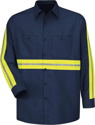 Miniatura 6 de Red Kap Camisa de trabajo industrial con cuello forrado de 2 piezas para hombre