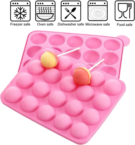 Miniatura 5 de Ocmoiy Juego de 262 moldes para tartas, incluye 20 cavidades de silicona para tartas, palitos para tartas, envoltorios para tartas, lazos giratorios
