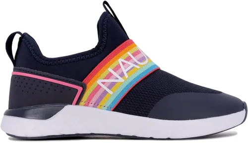 Miniatura 2 de Nautica Tenis deportivos sin cordones para niñas jóvenes, elegantes zapatos para correr y tenis para niños pequeños y grandes