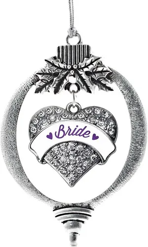 Miniatura 128 de Inspired Silver - Adorno con dije de hermana gemela - Adornos navideños de plata con circonitas cúbicas