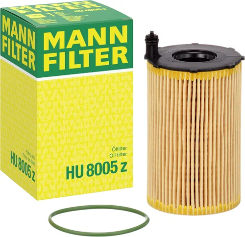 Mann Filter HU 8005 z Filtro de aceite de cartucho Compatible con Audi A6 (2017), A6 Quattro (2014-2015), A7 Quattro (2014-16), A8 Quattro