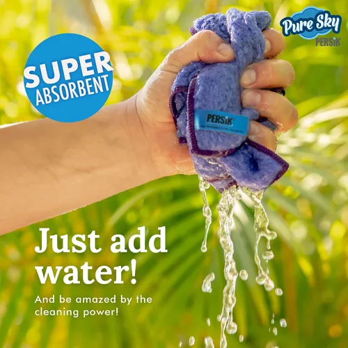 Miniatura 6 de Pure-Sky Magic Deep Clean - Paño de Limpieza Profunda – SOLO AÑADE Agua, No Se Necesitan Detergentes - Paño de Microfibra Ultra Multiusos - Se
