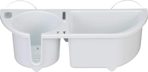 Seachoice Cruisin' Caddy, organizador de bebidas y artículos para barcos marinos resistentes a los rayos UV, color blanco