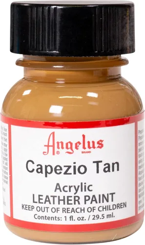 Miniatura 51 de Angelus - Pintura acrílica para cuero, 4 Fl Oz, color blanco - Pintura para cuero profesional flexible, resistente a grietas, arañazos