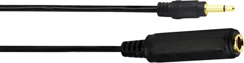 Miniatura 4 de Chapado en oro de 0.138 in mono 1/8 pulgadas audio macho a 0.250 in 1/4 pulgadas hembra adaptador de cable convertidor (4.9 ft/5 pies)