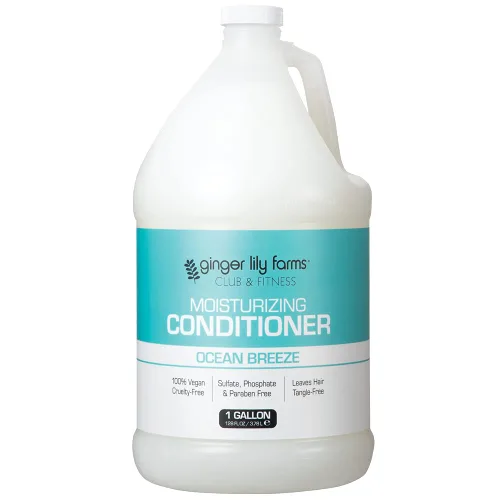 Miniatura 13 de Ginger Lily Farms Club & Fitness - Acondicionador hidratante para cabello seco, 100% vegano y libre de crueldad, aroma a aloe vera, repuesto de 1
