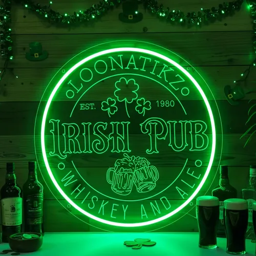 Miniatura 16 de Letrero de barra de neón personalizado para bar en casa, hecho a mano, regulables, personalizables, barras de neón 3D, letrero de luz de cerveza