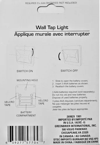 Miniatura 2 de LED Luz de grifo de pared, color blanco