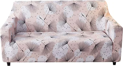 Miniatura 5 de MBROS Funda de sofá de alta elasticidad para sofá de 3 cojines, funda de sofá estampada de poliéster y elastano, protector de muebles para sala de G