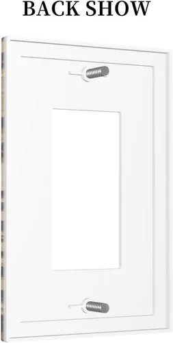 Miniatura 177 de Placa de Interruptor de Luz Azul de 1 Gang, Placa de Pared Decorativa de Palanca Individual, Cubierta de Placa de Pared de Palanca, Placa Frontal