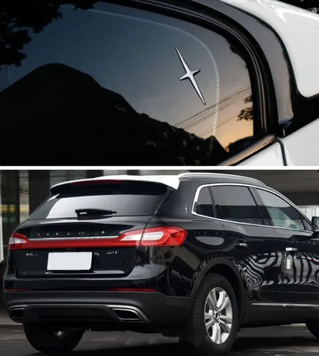 Miniatura 2 de Calcomanía de insignia deportiva de automóviles 3D de metal, emblema lateral del guardabarros trasero del maletero del coche, compatible con Lincoln