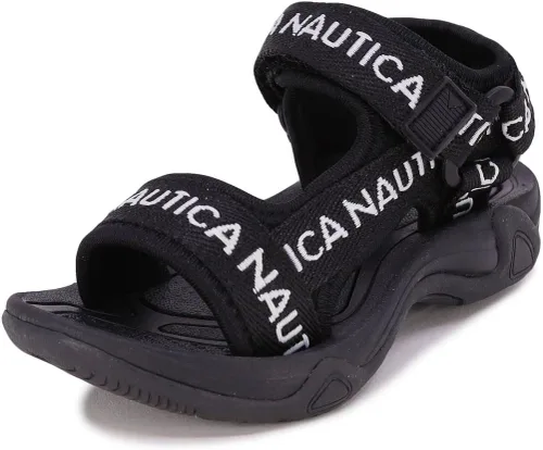 Nautica Sandalias deportivas para niños, zapatos de agua atléticos de playa con punta abierta, para niños y niñas (niños pequeñosniños grandes)