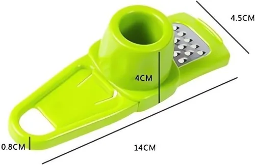 Miniatura 6 de Molinillo de ajo – Molinillo de mano para ajo, nuevo picador de ajo, molinillo de pimienta de mano, prensa de ajo de acero inoxidable fácil y rápida