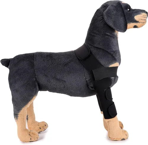 Soporte de pierna de perro para pierna delantera y codo, protector de compresión para desgarro de ACL para cicatrización de heridas, prevención de