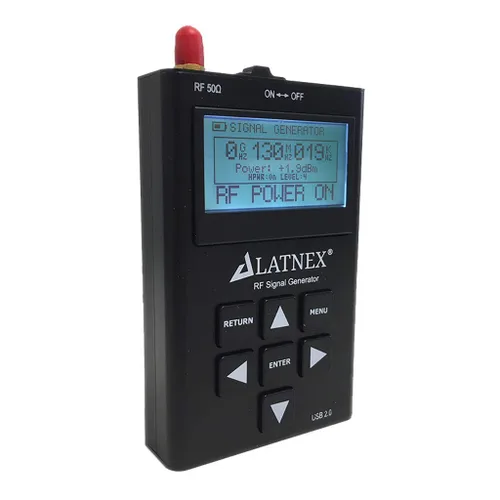 Miniatura 3 de LATNEX RF-SG6 RF Explorer Generador de Señal de Alta Frecuencia HF Modulación FM Radio Frecuencia Oscilador Fuente CW Barrido Seguimiento Generador