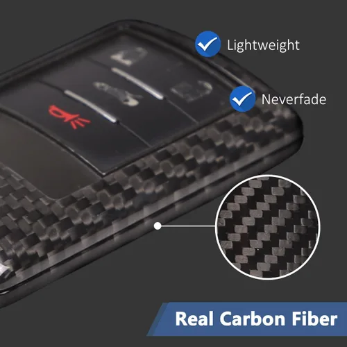 Miniatura 4 de Carcasa para llavero inteligente compatible con Chevrolet Corvette C6 C7, funda para llavero de control remoto de automóvil