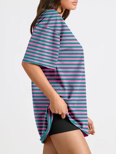 Miniatura 66 de Trendy Queen - Camisetas de entrenamiento de moda para mujer, camisetas atléticas de manga corta para verano y primavera, disponibles en tallas
