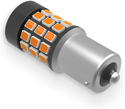 Miniatura 7 de Alla Lighting Bombillas LED ámbar superbrillantes BA15S 1156 de alta potencia 2835 39-SMD 1156NA 7506 3497 BA15S bombillas LED para señal de giro