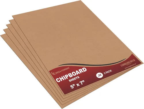 Mega Format Hojas de cartón, hojas de aglomerado, tablero de virutas, cartón .022 de grosor, papel de cartón, insertos de cartón para sobres, cartón