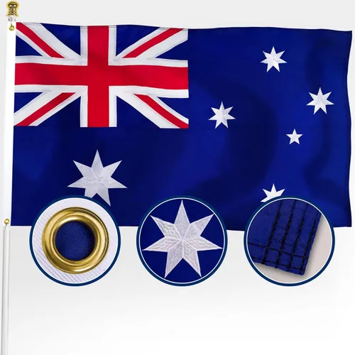 Miniatura 20 de XIFAN Bandera de Cuba Premium de 3 x 5 pies, para exteriores, grande, de doble cara, resistente, nailon 210D, estrella bordada, bandera de país