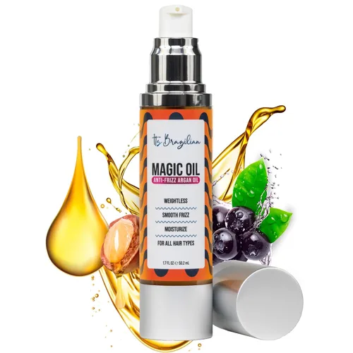 Suero de aceite de argán para cabello seco dañado, aceite de queratina para el tratamiento del cabello con aceite de argán orgánico, suero de aceite