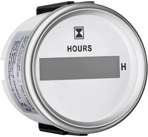 Miniatura 6 de Samdo Medidor de Horas Impermeable de 52mm 2" 9-32V con Retroiluminación para Barco Marino