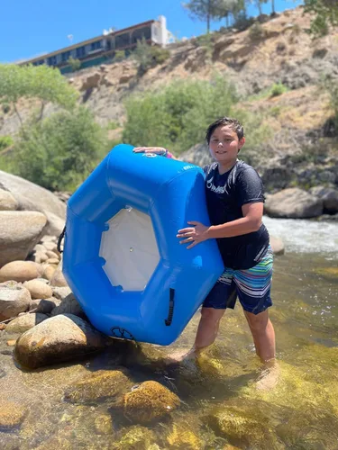 Miniatura 4 de Hardcore River Tube with Durable Triple-Layer PVC, Ergonomic Seven-Sided Design, Intuitive Handles, and C7 Valve Inflation – Ideal for Tubing