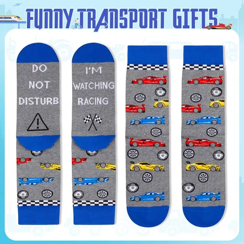 Miniatura 4 de Zmart Calcetines divertidos para hombres y mujeres, regalos para amantes del golf, caza, pesca, calcetines de Navidad