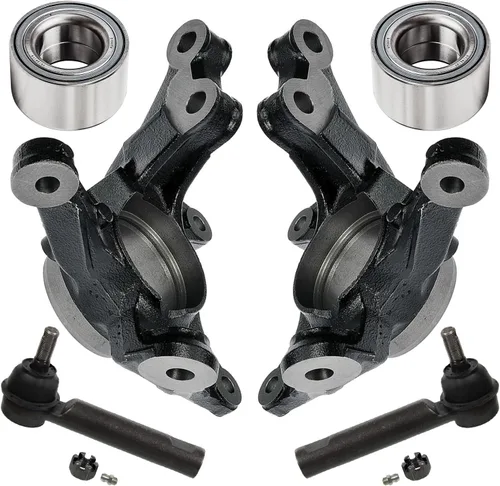 Miniatura 73 de Detroit Axle - Nudos de dirección delanteros de 2.5L de 2 piezas para Toyota 12-17 Camry, 2 nudos de dirección y conjunto de rodamiento de rueda