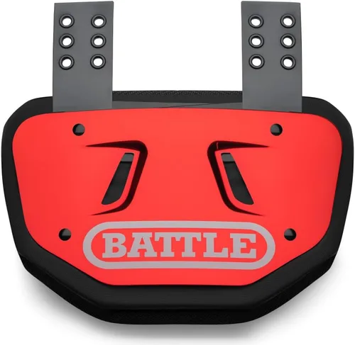 Miniatura 4 de Battle Sports Placa para espalda cromada de fútbol – Protector de espalda baja de capa dura con espuma contorneada para protección de alto impacto