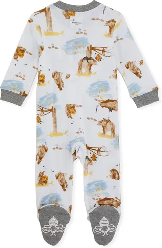 Miniatura 2 de Burts Bees Baby - Pijama de una pieza enterizo de bebé de 100 algodón orgánico con cremallera frontal para dormir