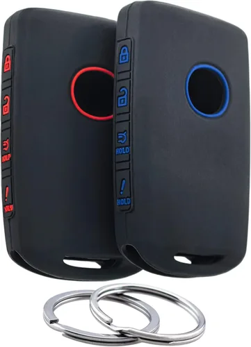 Miniatura 8 de 2 piezas Fundas de silicona para llavero inteligente de 4 botones, compatibles con 2023 2022 2021 2020 2019 Mazda 3 6 CX-30 CX-5 CX-9 CX-50