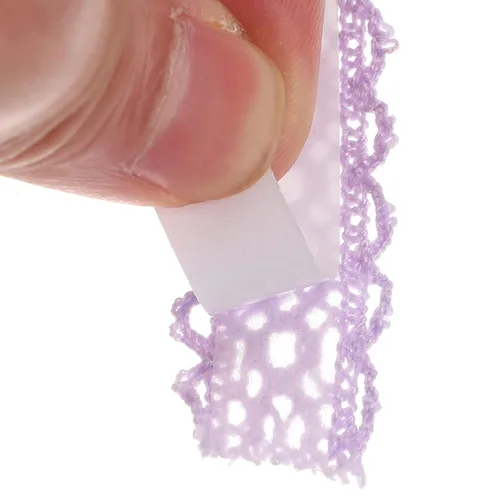 Miniatura 3 de Ciieeo 3 rollos de cinta de encaje de tela, cinta de manualidades, pegatinas caseras Washi s Scrapbooking Artesanía decorativa Enmascarar encaje s