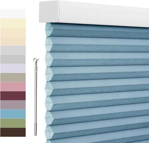 Miniatura 27 de Tonature Persianas Celulares de Tamaño Personalizado para Ventanas Cortinas Blackout sin Cordón Persianas Enrollables Protección UV Aislamiento