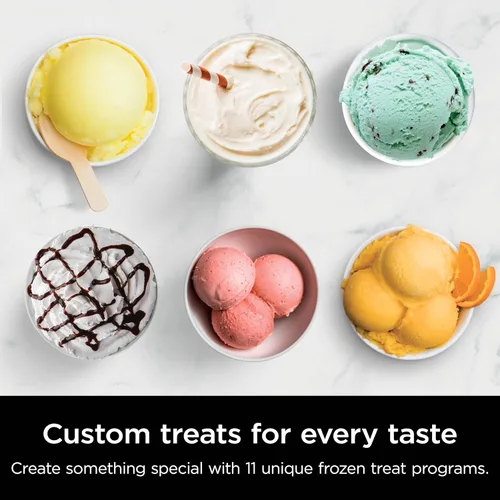 Miniatura 22 de Ninja CREAMi Deluxe - Máquina para hacer helados y postres congelados, incluye (4) recipientes de tamaño familiar de 24 oz, para helado, sorbete