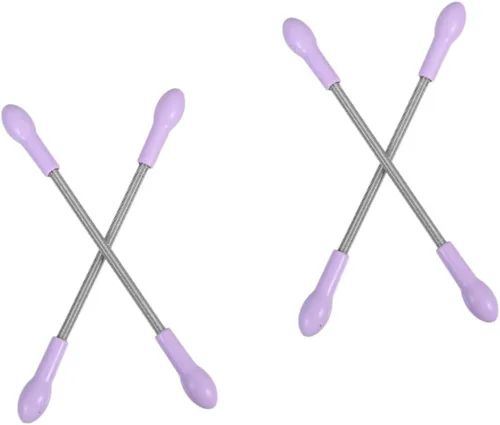 WOONEKY 4 pinzas para enhebrar el cabello, para resorte de labio superior, dispositivo de extracción de vello facial, removedor de vello facial,