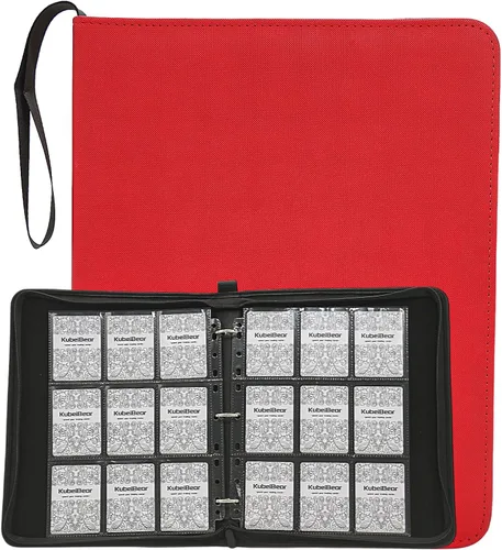 Miniatura 10 de Carpeta de tarjetas – Capacidad 720, tarjetero con cremallera para MTG, tarjetas deportivas y coleccionables – Almacenamiento sin ácidos, duradero