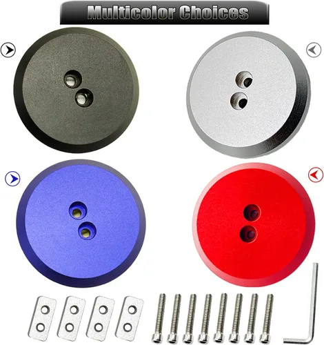 Miniatura 6 de Adaptador de aluminio de la almohadilla del piso, Leave in Lift Jack Pucks para Corvette C5 C6 C7 C8 Z06 Zr1 y Porsche 911 944 964 993 996 997