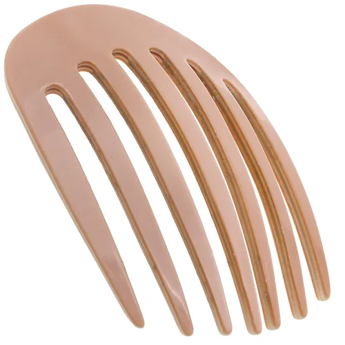 Miniatura 6 de Camila Paris CP3407 - Peine lateral francés pequeño redondeado, gris, hecho a mano, pinzas de pelo de sujeción fuerte para mujer, moño Chignon