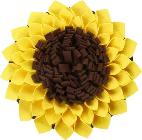 Miniatura 10 de Tapete de olfateo para perros, tapete de alimentación con flores que fomenta las habilidades naturales de forrajeo, juguetes para perros, golosinas