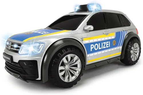 Miniatura 2 de DICKIE TOYS Volkswagen VW Tiguan R-Line – Coche de policía de 9.8 in con efectos de luz y sonido, SUV de policía, coche de juguete, para niños de 3