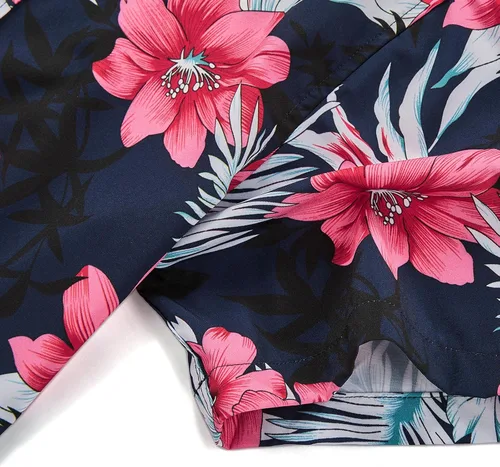 Miniatura 6 de ENVMENST Hawaiian Shirt for Men Short Sleeve Beach Printed Summer Button Down Aloha Shirt(S-3XL)