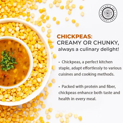 Miniatura 6 de Pride Of India - Lentejas indias de garbanzos amarillos divididos - Chana Dal rico en proteínas y fibra, tarro de 1.5 libras
