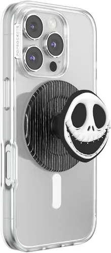 Miniatura 5 de PopSockets - Agarre para teléfono con soporte expandible, agarre adhesivo, pesadilla antes de Navidad, esmalte Jack
