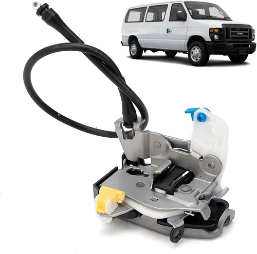 Miniatura 9 de Pestillo de puerta trasera con manija – Lado izquierdo del conductor – Compatible con Ford E150 E250 E350 E450 1992-2019, kit de pestillo de puerta
