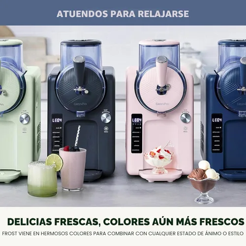 Miniatura 12 de GreenPan Frost, máquina para hacer helados y máquina para hacer slushies, helado suave, sorbete, margaritas, batidos, yogur helado, sin necesidad