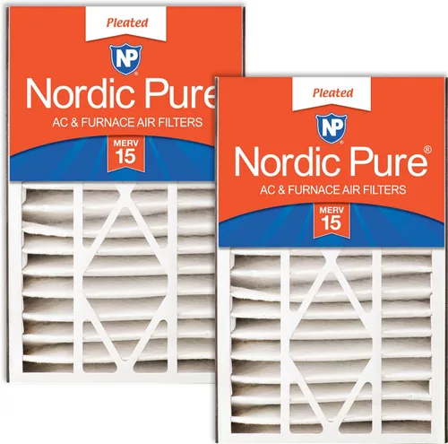 Miniatura 25 de Nordic Pure 16 x 25 x 5 (tamaño real: 15 5/8 x 24 1/8 x 4 7/8) Filtro de aire Air Bear Merv 8 de repuesto para reducción de olores de carbono puro